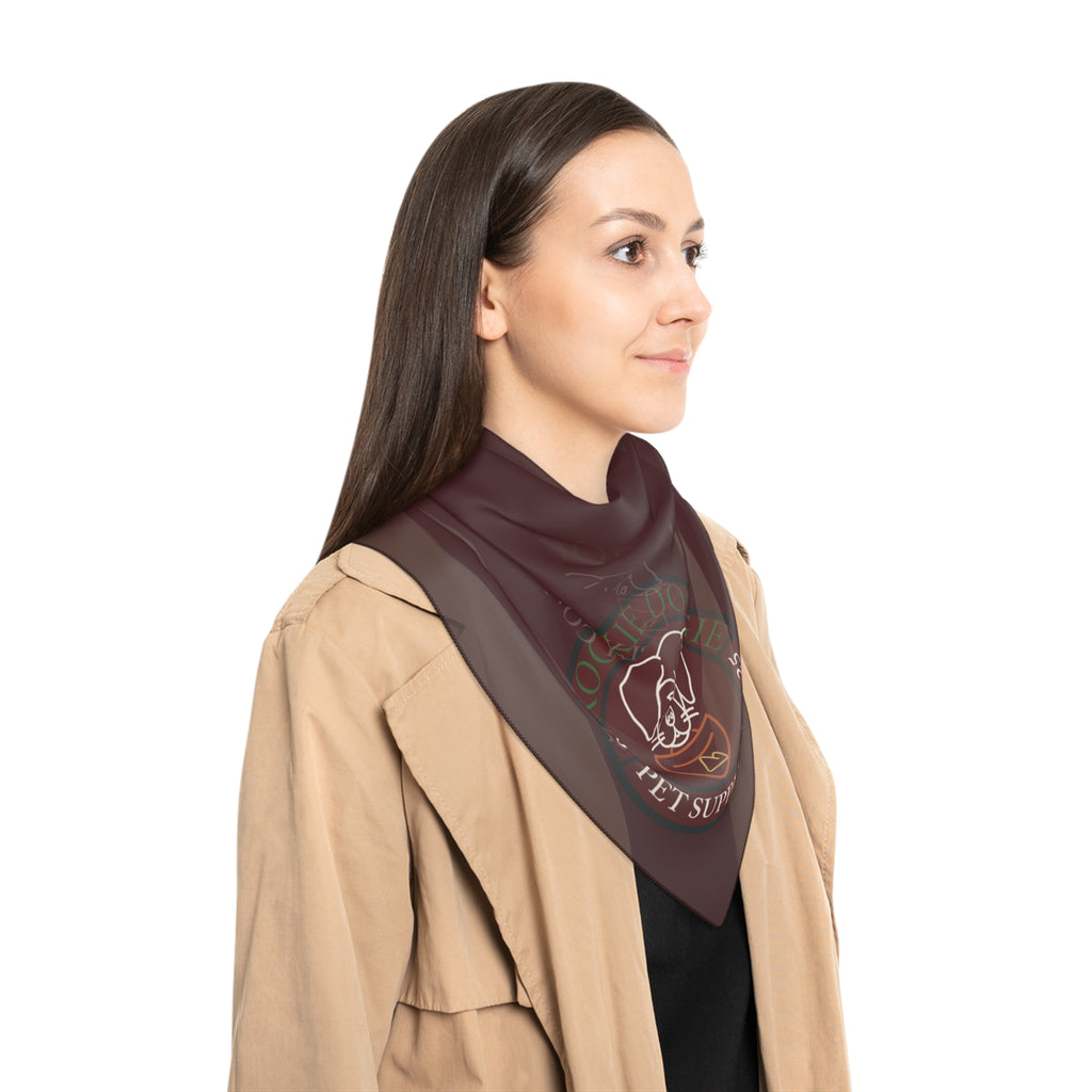 Rockie Doggie Polyscarf | Brown and Clay