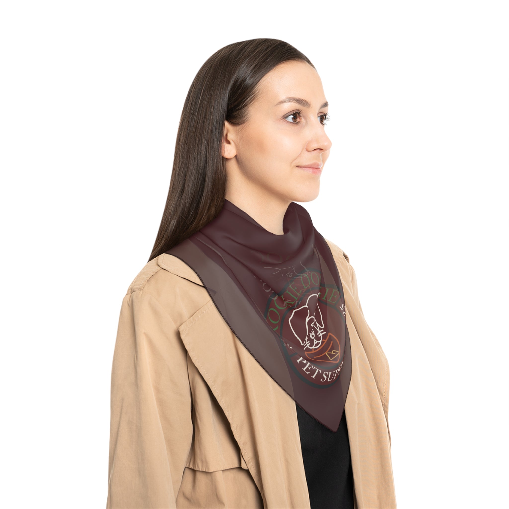 Rockie Doggie Polyscarf | Brown and Clay