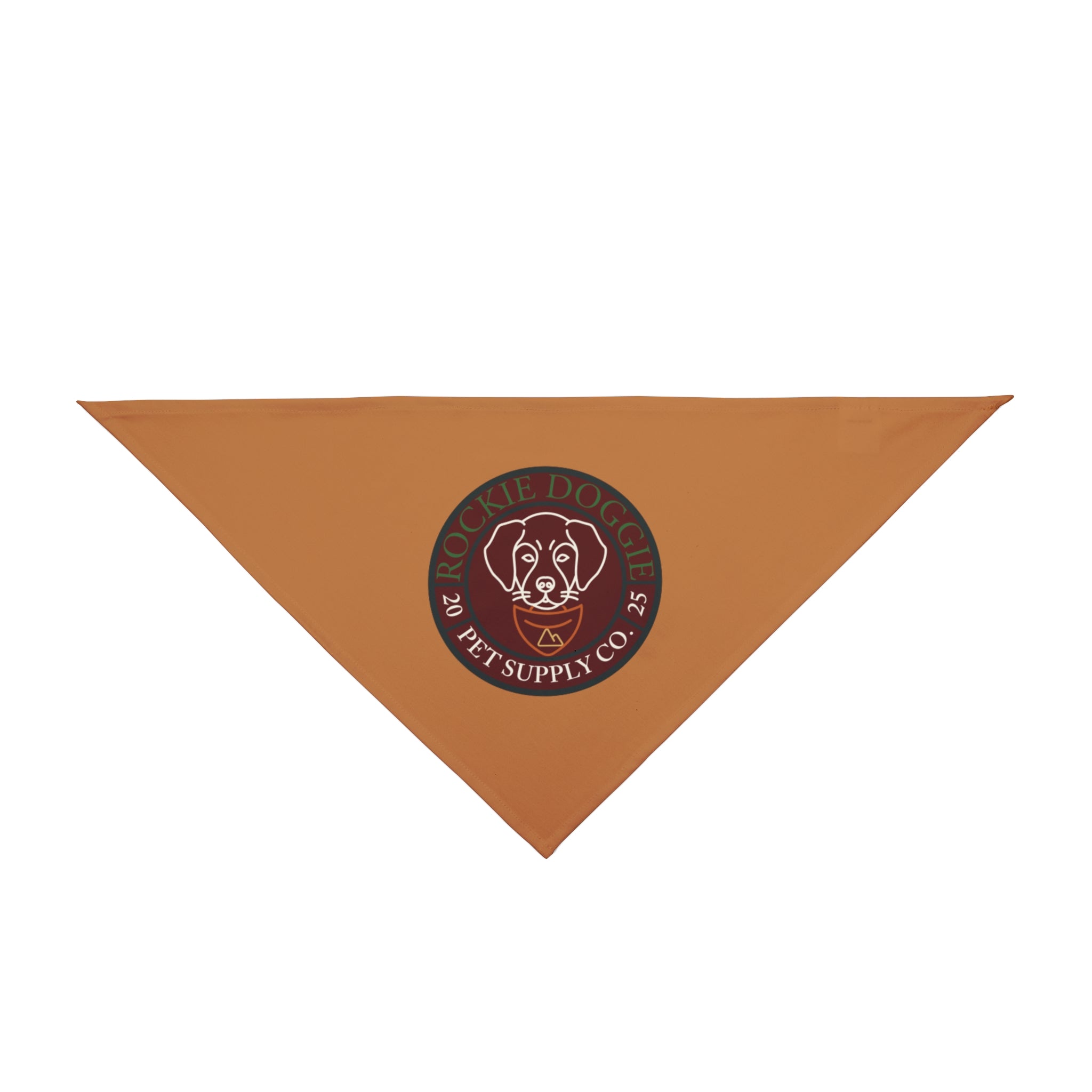 Rookie Doggie Pet Bandana – Vintage Logo Dog Collar Scarf