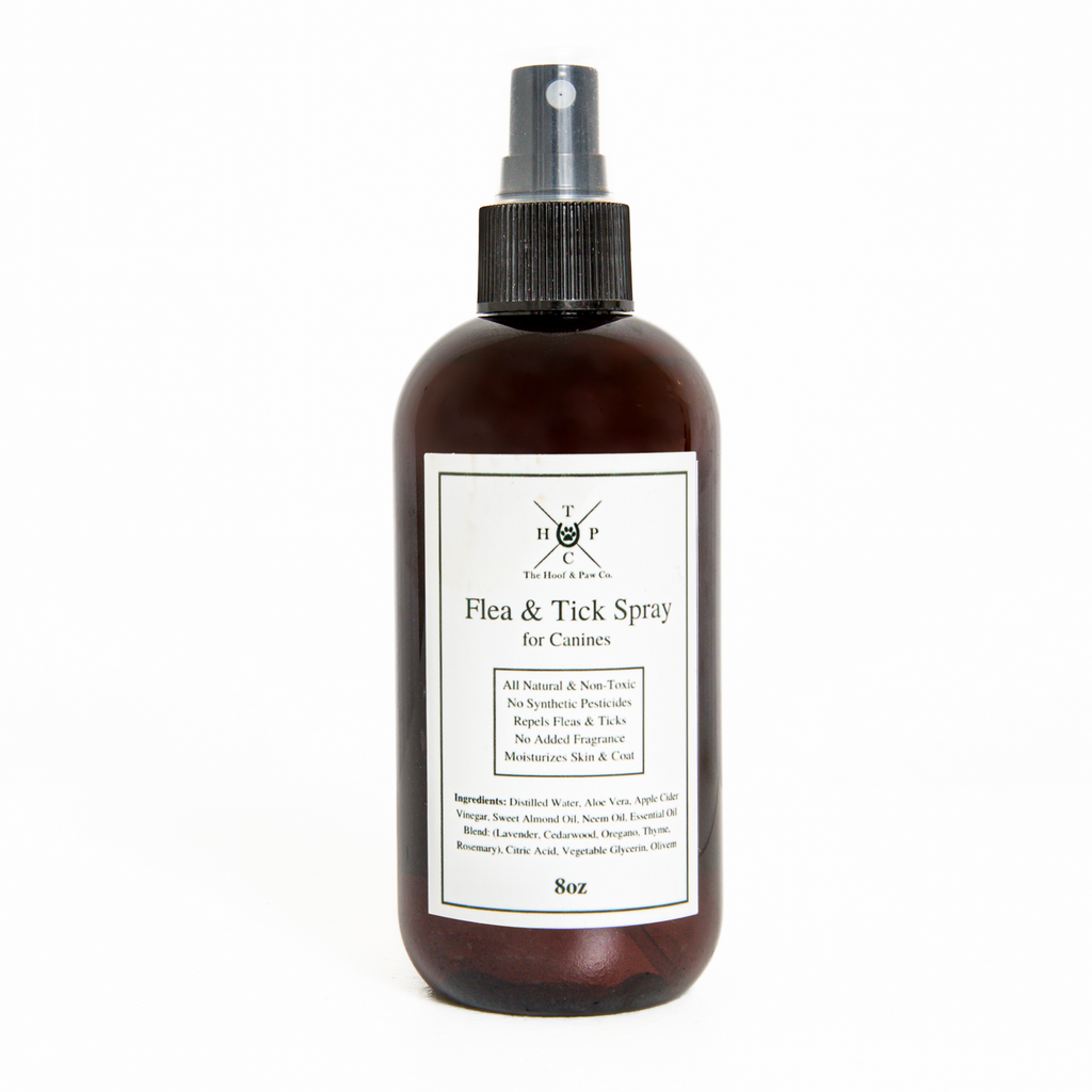 Flea & Tick Spray for Dogs - Brought to you by Hoof & Paw Co.