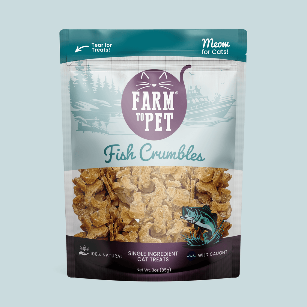 Fish Crumbles for Cats | All-Natural | Farm to Pet