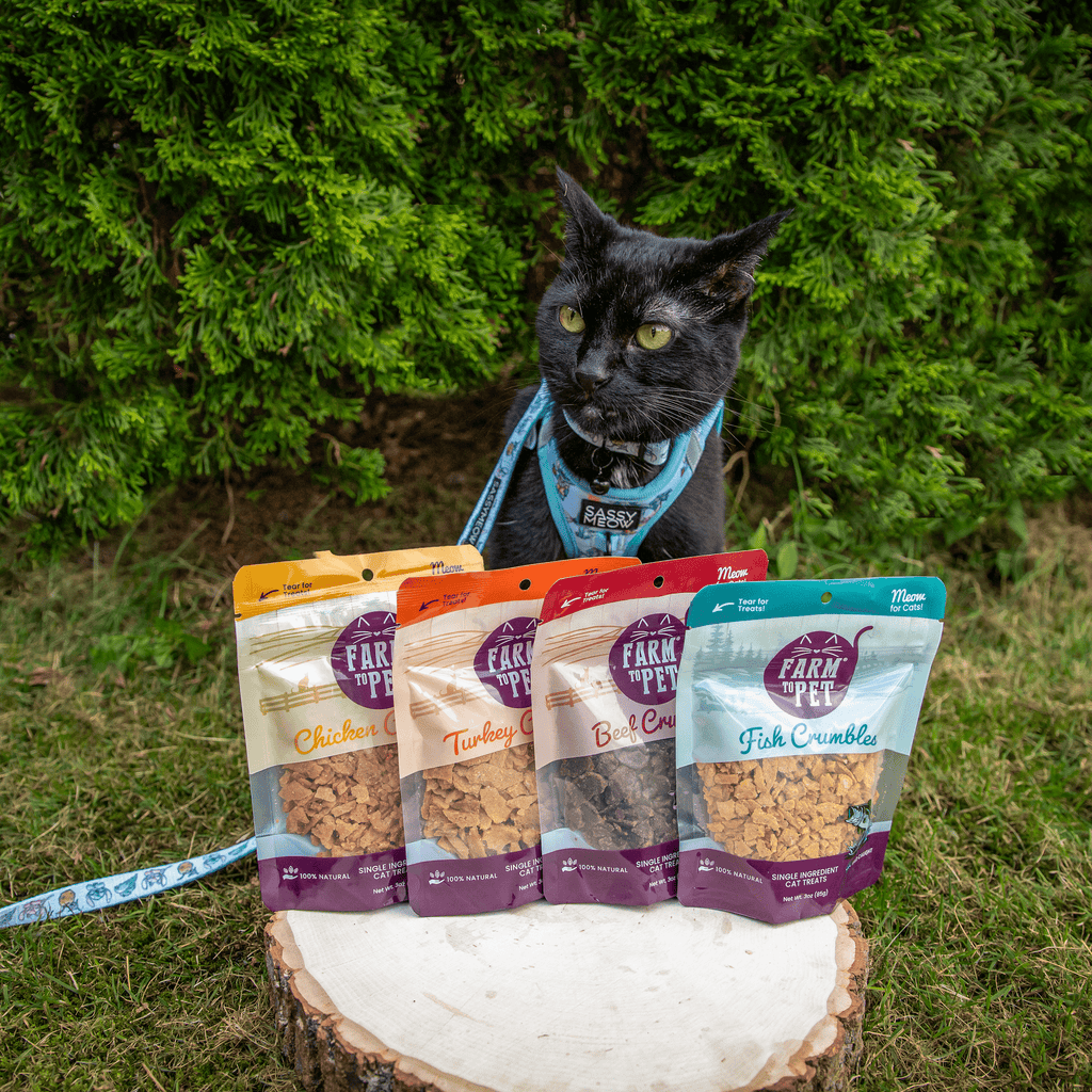 Beef Crumble Treats for Cats | High Protein | Farm to Pet
