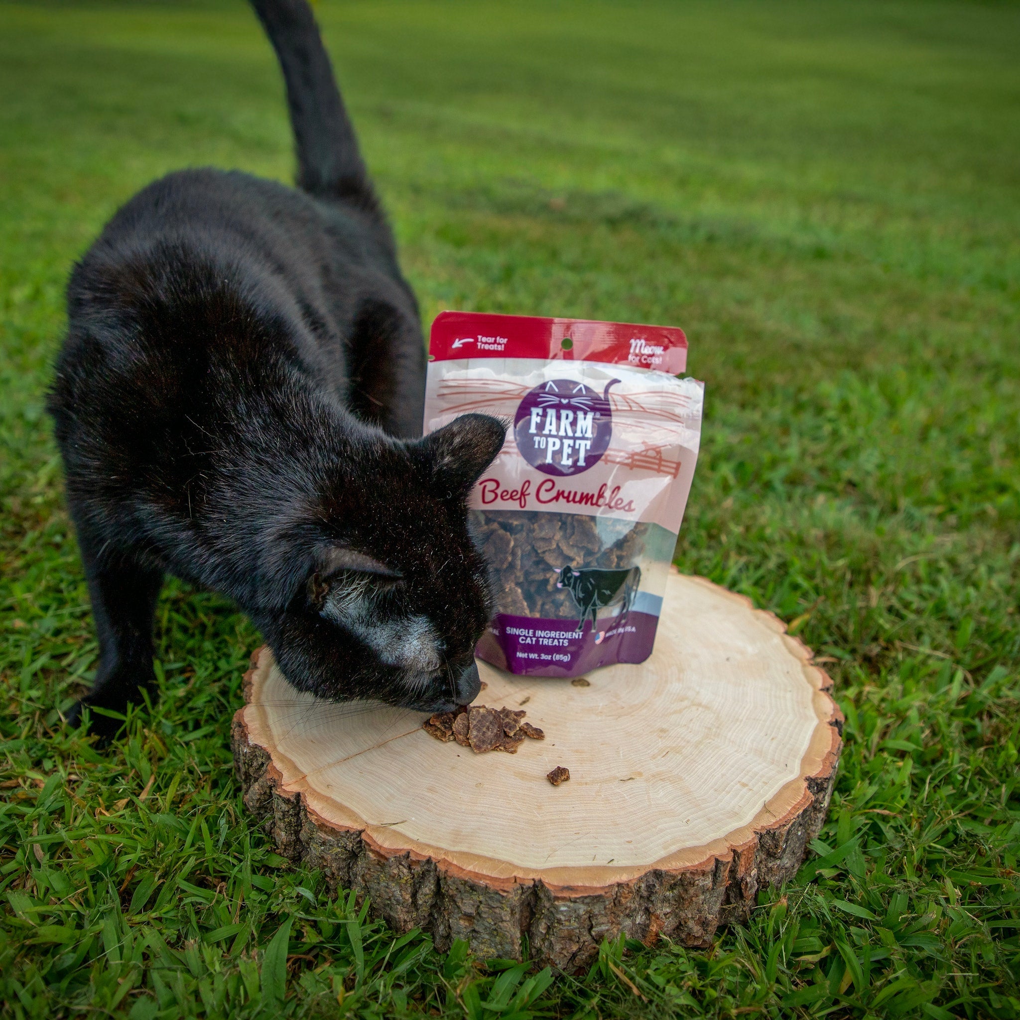 Beef Crumble Treats for Cats | High Protein | Farm to Pet