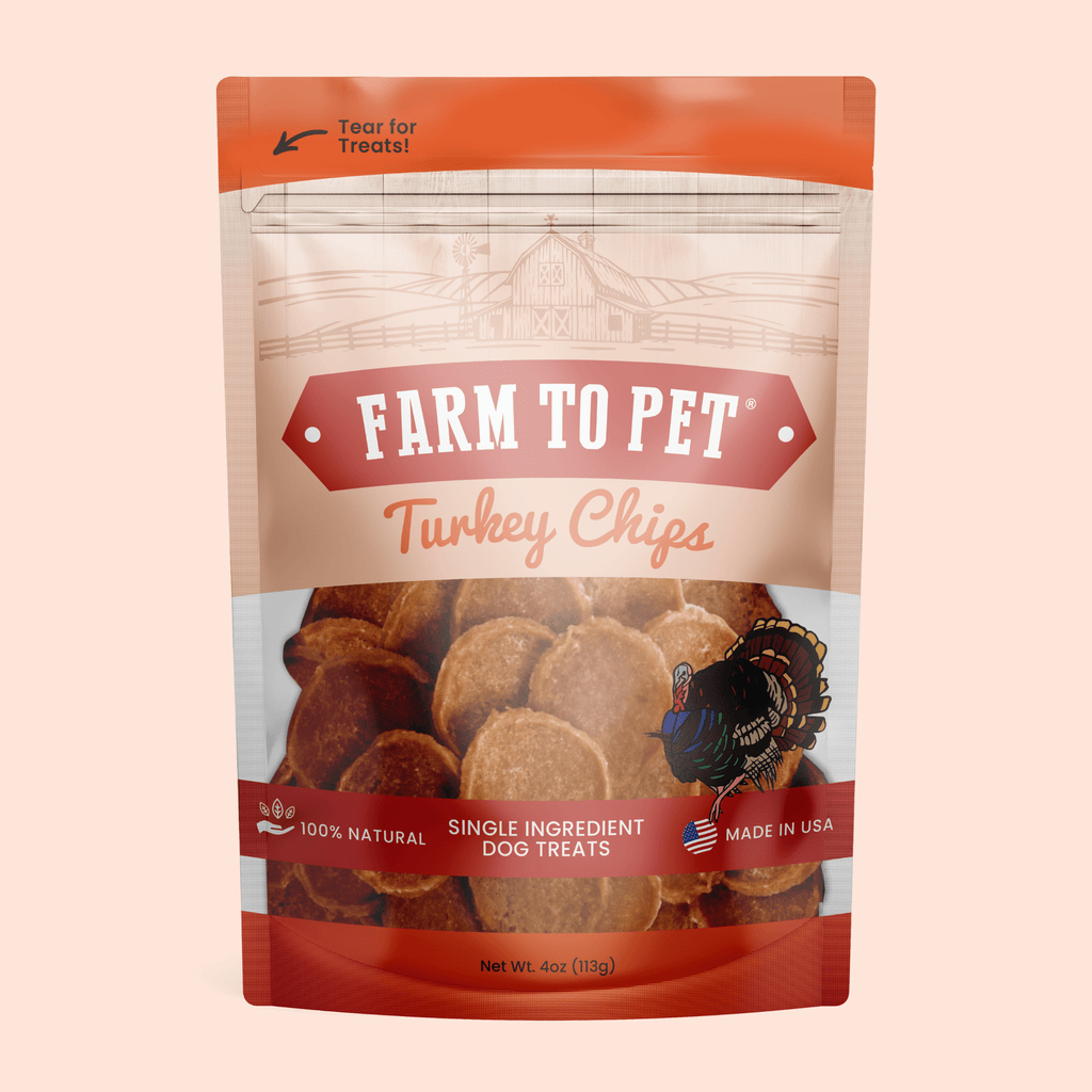 Turkey Chips for Dogs | All-Natural Single-Ingredient | Farm to Pet