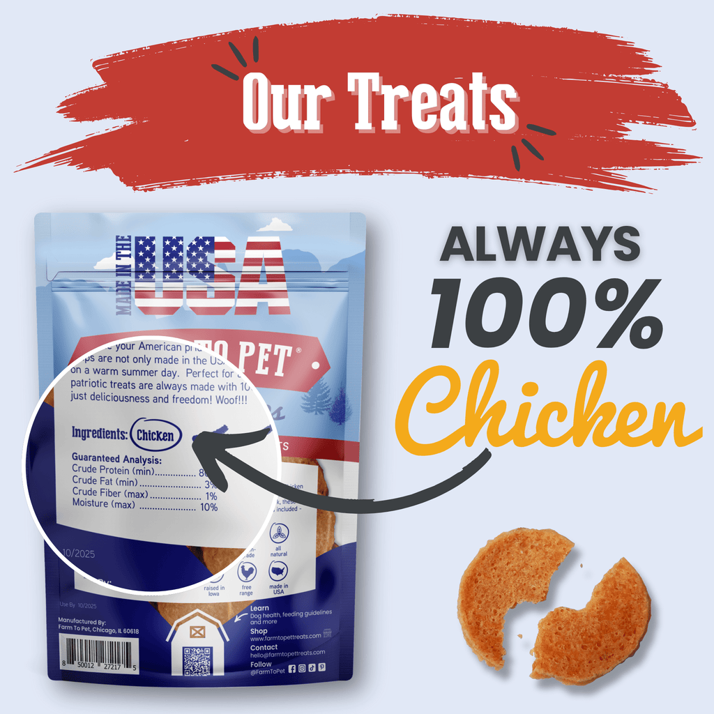 Americana Chicken Chips for Dogs | Farm to Pet