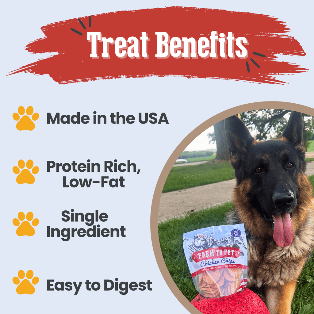 Americana Chicken Chips for Dogs | Farm to Pet