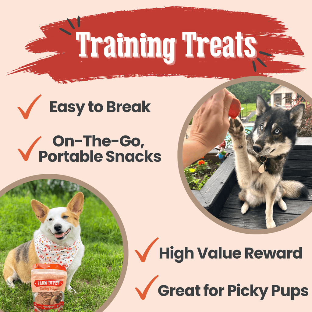 Turkey Chips for Dogs | All-Natural Single-Ingredient | Farm to Pet