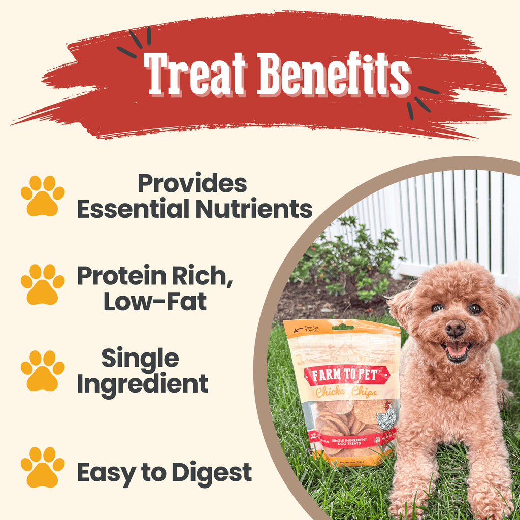 Chicken Chips for Dogs | All-Natural Single-Ingredient | Farm to Pet